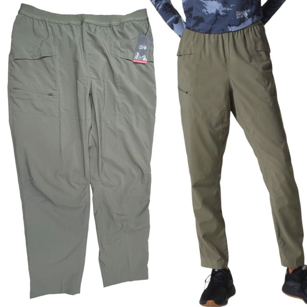 Mountain Hardwear Women's XL Trail Sender Pants Olive Hiking NWT
